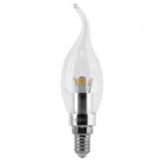 Лампа Gauss LED Candle Crystal clear 5W E14 2700K 1/10/100 диммируемая