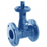 Клапан запорный KSB BOA-Compact - Ду40 (ф/ф, PN16, Tmax 120°C, чугун, сальниковое уплотнение)