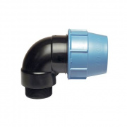 Переход на наружную резьбу угловой UNIDELTA 1008 - 63 x 1"1/2 (для труб ПНД, резьба пластиковая)