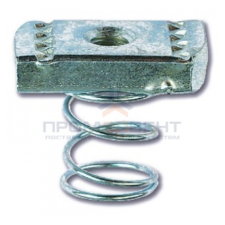 Гайка для подвешивания профиля (с пружиной) М8х40