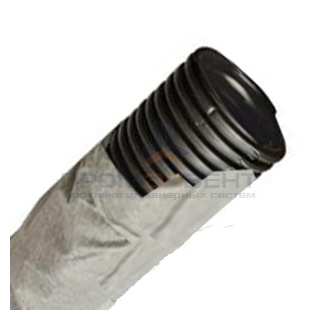 Труба жесткая двустенная для кабельной канализации (10 кПа)д125мм длина 5,95м. ,цвет черный