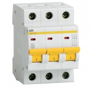 Автоматический выключатель ВА47-29 3Р 63А 4,5кА характеристика С ИЭК (автомат)
